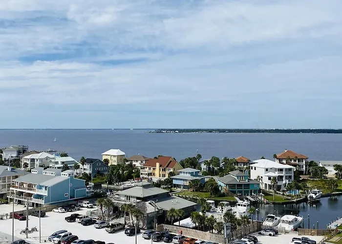 Ocean Front Penthouse Suite Panoramic Views Of Gulf,Pensacola Beach,Pier, & Bay