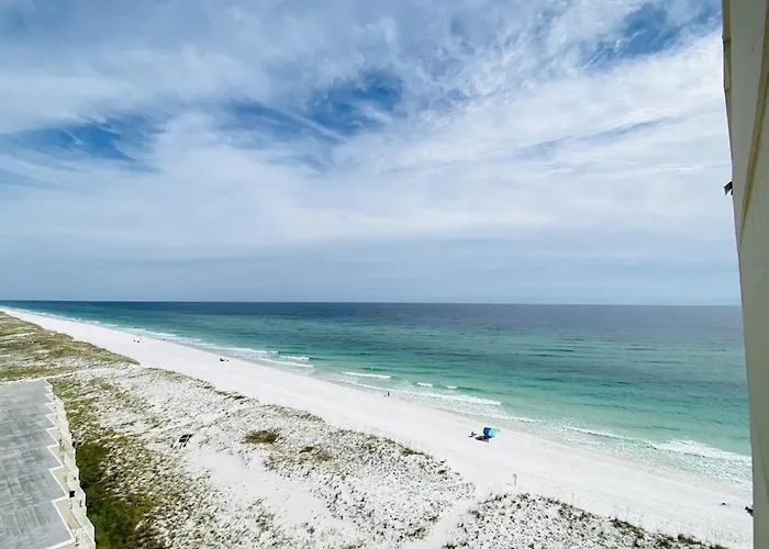 Ocean Front Penthouse Suite Panoramic Views Of Gulf,Pensacola Beach,Pier, & Bay
